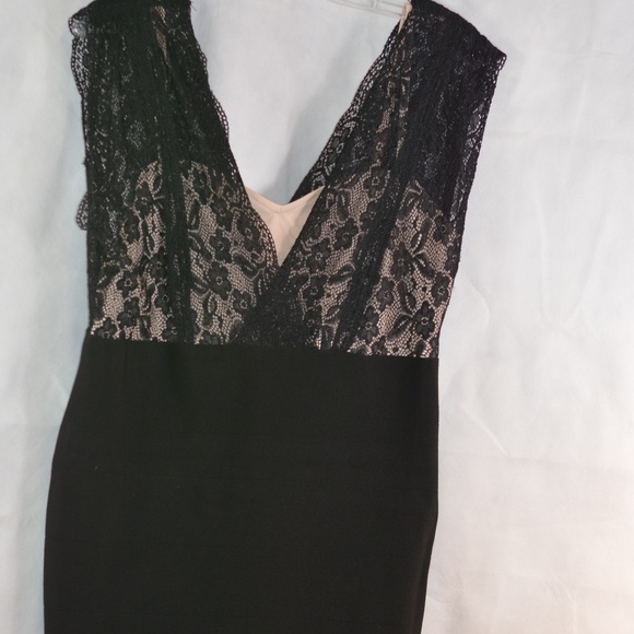 Body Con Lace Stretch Dress SZ XL Suzy Shier - Picture 4 of 6